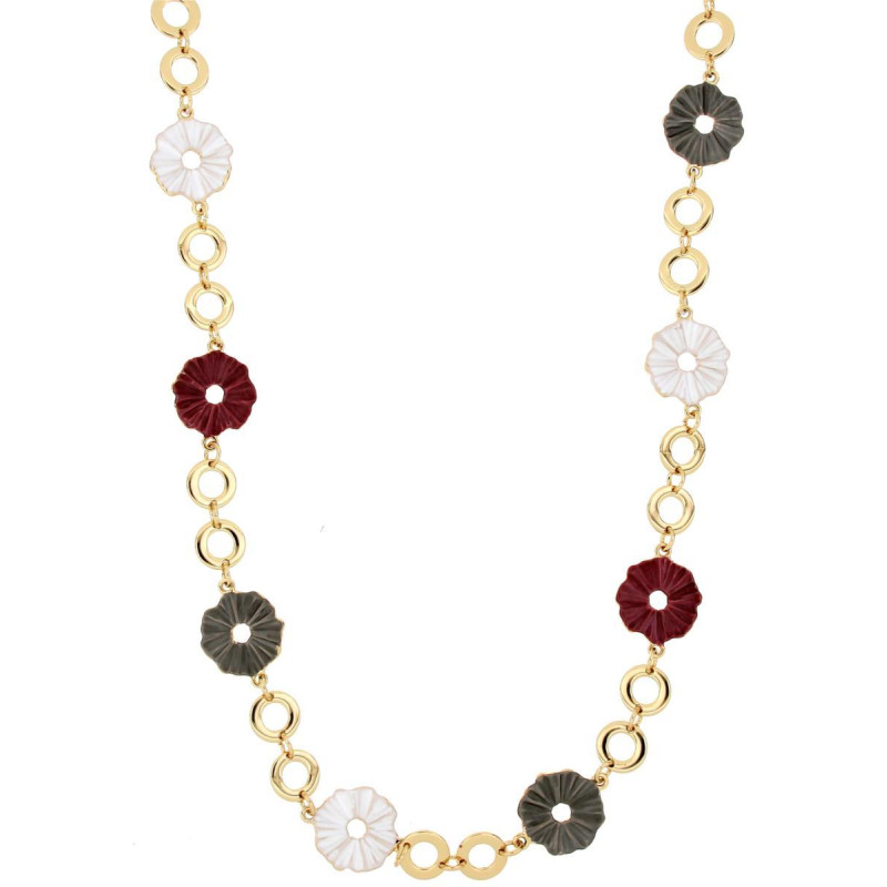 COLLANA ARMONIA CM 42+5 IN OTTONE