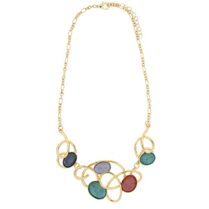 COLLANA ARMONIA CM 42+5 IN OTTONE