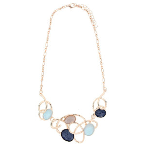 COLLANA ARMONIA CM 42+5 IN OTTONE