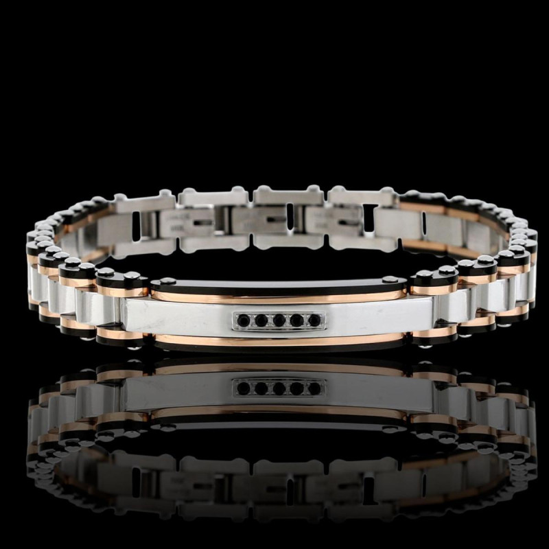 BRACCIALE CM 21 UOMO IN ACCIAIO