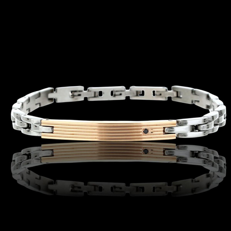 BRACCIALE CM 21 UOMO IN ACCIAIO
