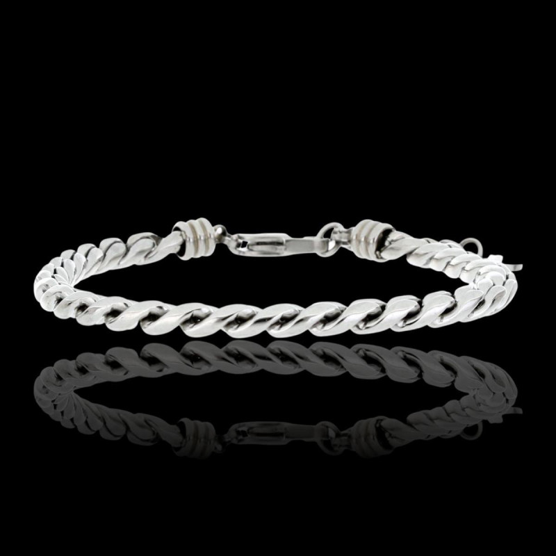 BRACCIALE UOMO CM 20+3 IN ACCIAIO MM 5