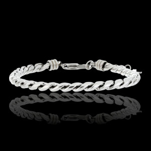 BRACCIALE UOMO CM 20+3 IN ACCIAIO MM 5