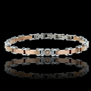 BRACCIALE CM 21 UOMO IN ACCIAIO