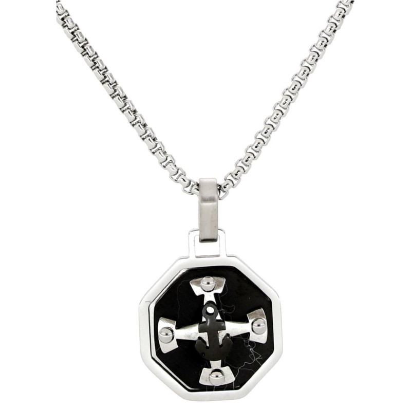 PENDENTE UOMO IN ACCIAIO