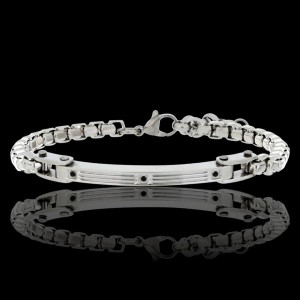 BRACCIALE UOMO CM 19+3 IN ACCIAIO MM 3