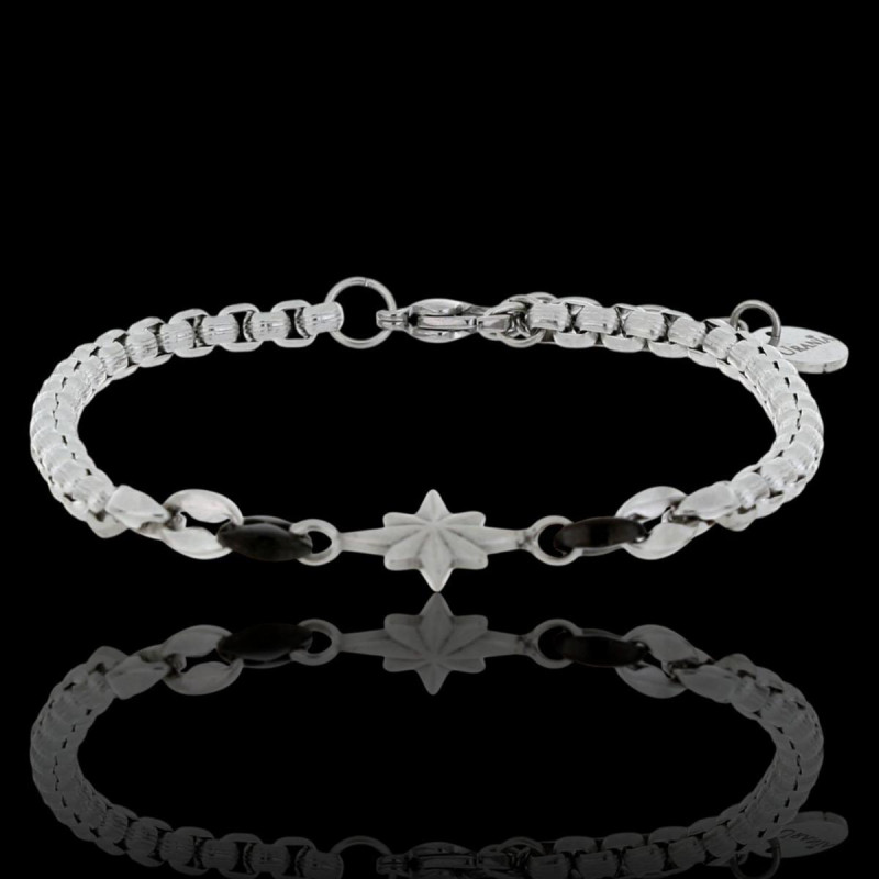 BRACCIALE UOMO CM 19+2 IN ACCIAIO