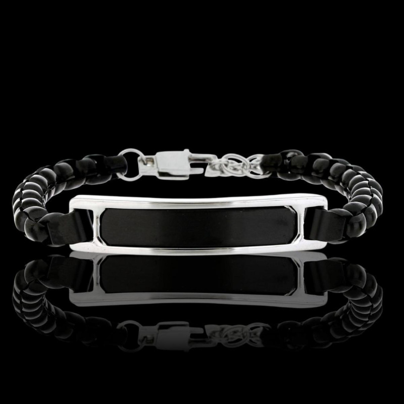 BRACCIALE UOMO CM 20 IN ACCIAIO MM 9