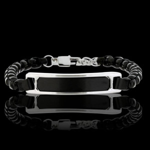 BRACCIALE UOMO CM 20 IN ACCIAIO MM 9