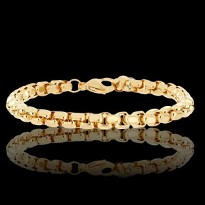 BRACCIALE UOMO CM 20+2 IN ACCIAIO