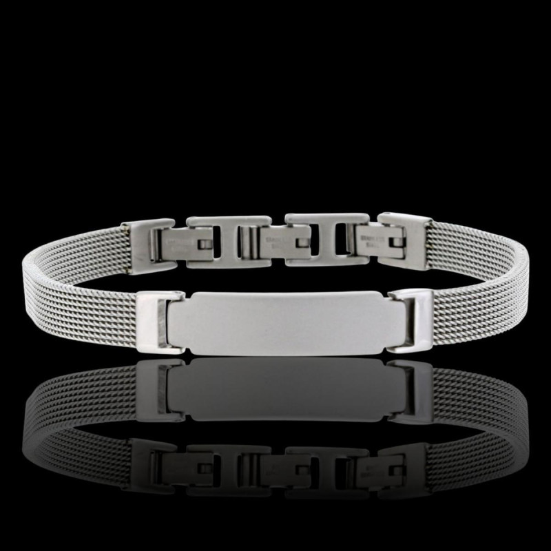 BRACCIALE CM 18 UOMO IN ACCIAIO