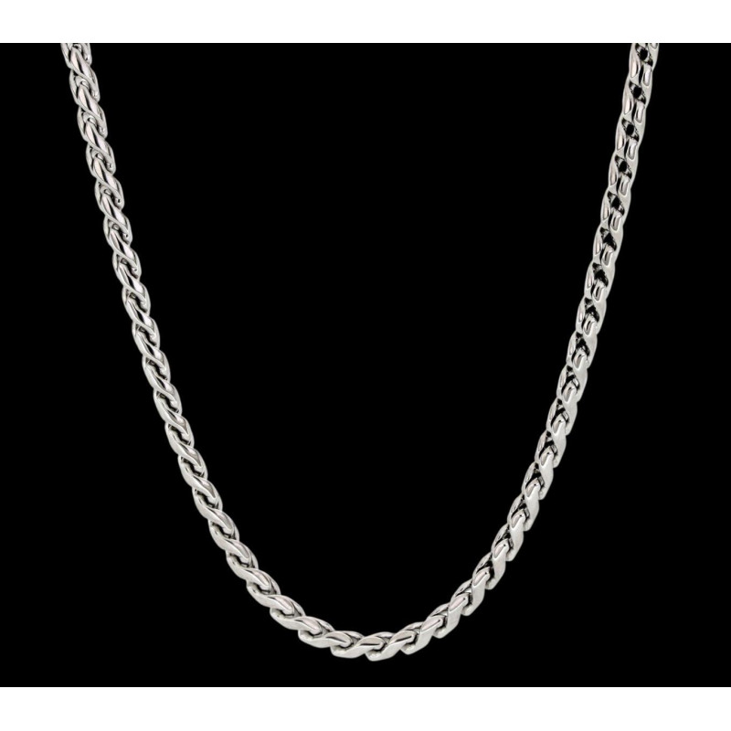 COLLANA UOMO CM 50 IN ACCIAIO MM 5