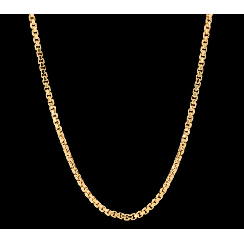 COLLANA UOMO CM 50 IN ACCIAIO MM 3