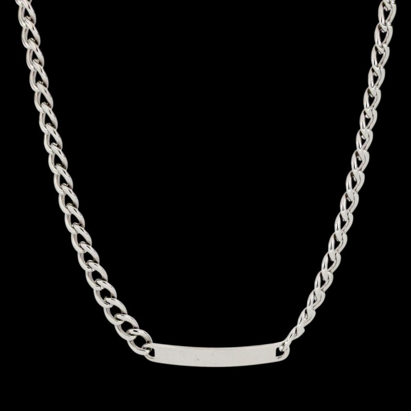 COLLANA UOMO CM 50 IN ACCIAIO