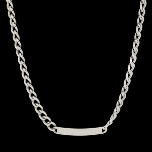 COLLANA UOMO CM 50 IN ACCIAIO