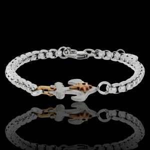 BRACCIALE UOMO IN ACCIAIO CM 19+3