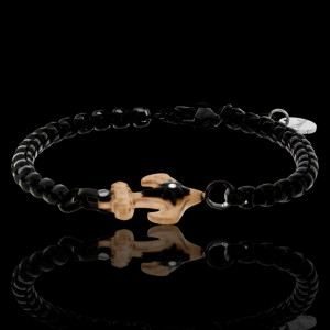 BRACCIALE UOMO IN ACCIAIO CM 19+3