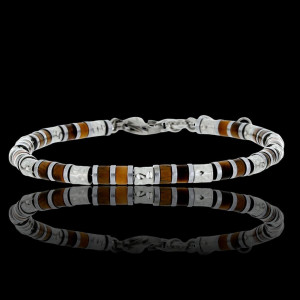 BRACCIALE UOMO IN ACCIAIO CM 19+3