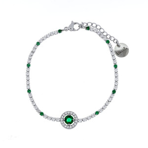 BRACCIALE "INCANTO" TONDO CM 16+3 IN ACCIAIO