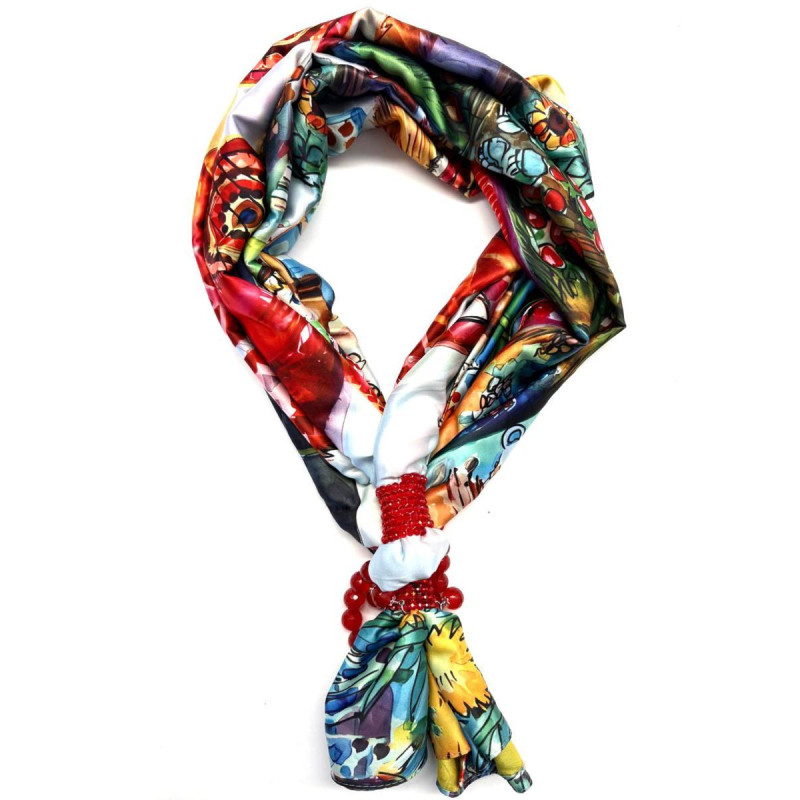 FOULARD GIOIELLO IN SETA