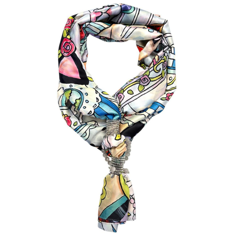 FOULARD GIOIELLO IN SETA