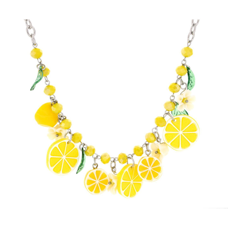 COLLANA "AMALFI" CM 43+6 IN ACCIAIO