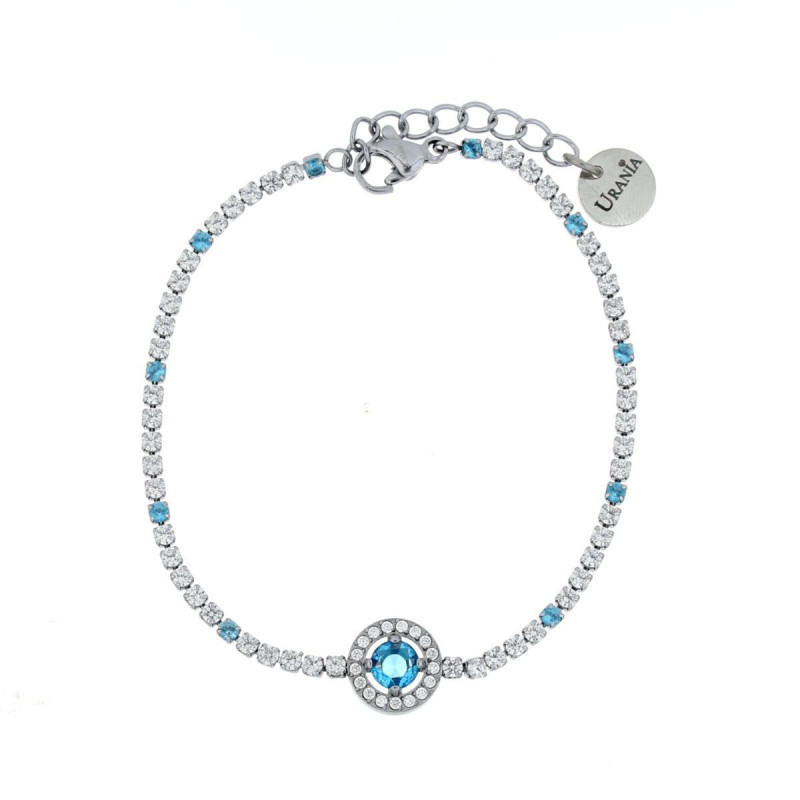 BRACCIALE "INCANTO" TONDO 17+3 IN ACCIAIO