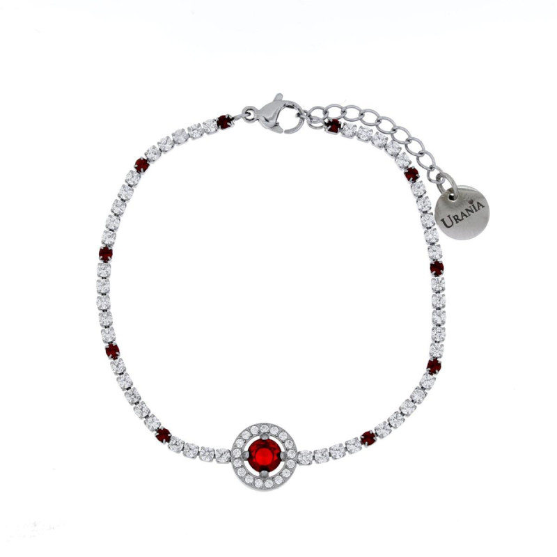 BRACCIALE "INCANTO" TONDO 17+3 IN ACCIAIO