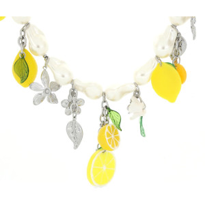 COLLANA "AMALFI" CM 43+6 IN ACCIAIO