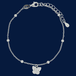 BRACCIALE "MISTI" CM 16+3 CON ANCORA  IN ARGENTO 925