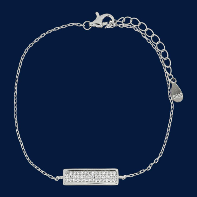 BRACCIALE "MISTI" CM 17+3 CON ANCORA  IN ARGENTO 925