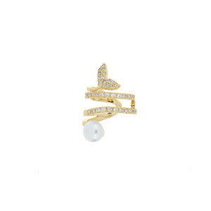 ORECCHINI EAR CUFF IN OTTONE