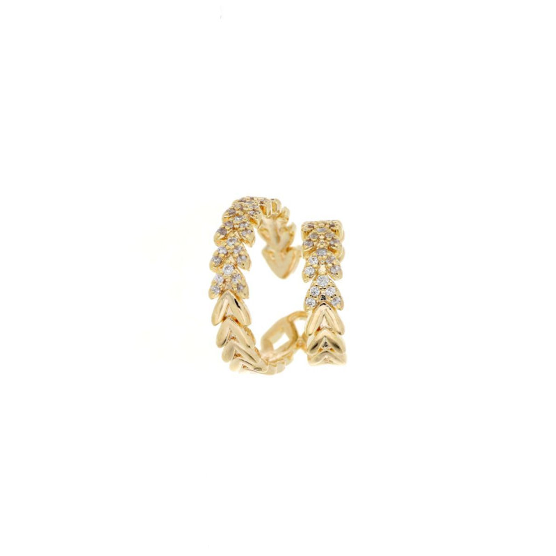 ORECCHINI EAR CUFF MM 21 IN OTTONE