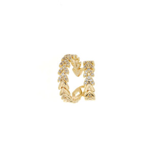 ORECCHINI EAR CUFF MM 21 IN OTTONE