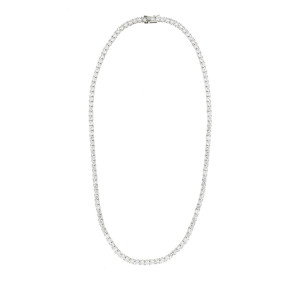 COLLANA TENNIS MM 3 E CM 45 IN OTTONE