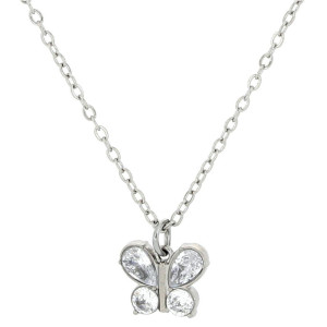 PENDENTE "ADANA" FARFALLA IN ACCIAIO