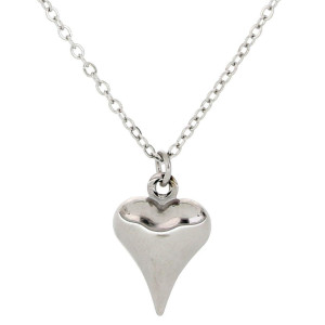 PENDENTE "ADANA" CUORE IN ACCIAIO