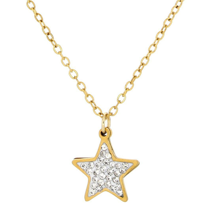 PENDENTE "ADANA" STELLA IN ACCIAIO