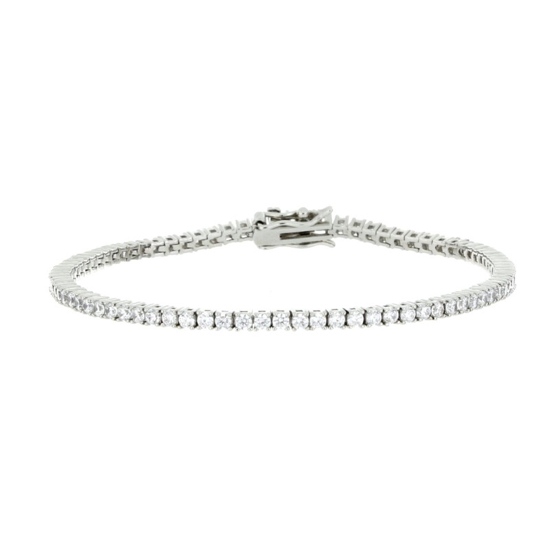 BRACCIALE TENNIS MM 2 E CM 17 IN OTTONE