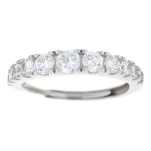 ANELLO PUNTI LUCE MM 4 IN ARGENTO 925