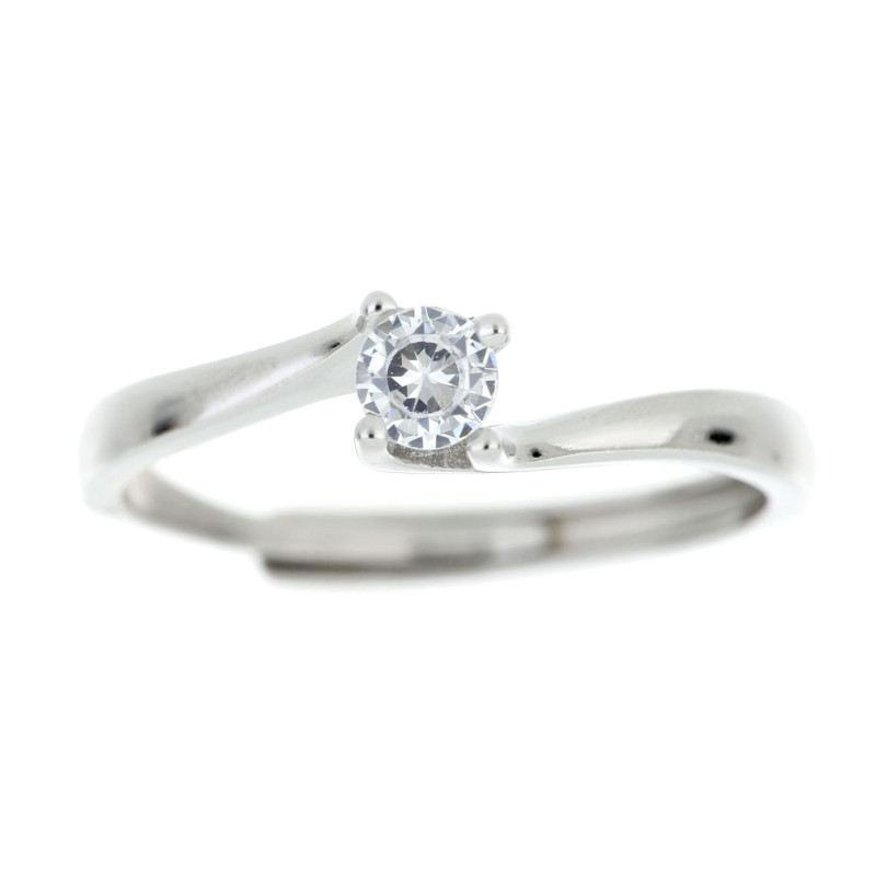 ANELLO PUNTI LUCE MM 5 IN ARGENTO 925