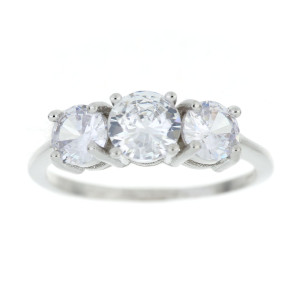 ANELLO PUNTO LUCE MM 6 APERTO IN ARGENTO 925