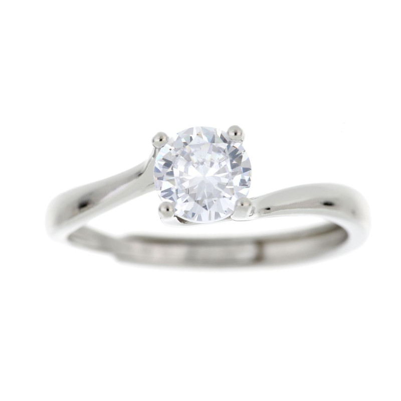 ANELLO PUNTI LUCE MM 6 IN ARGENTO 925