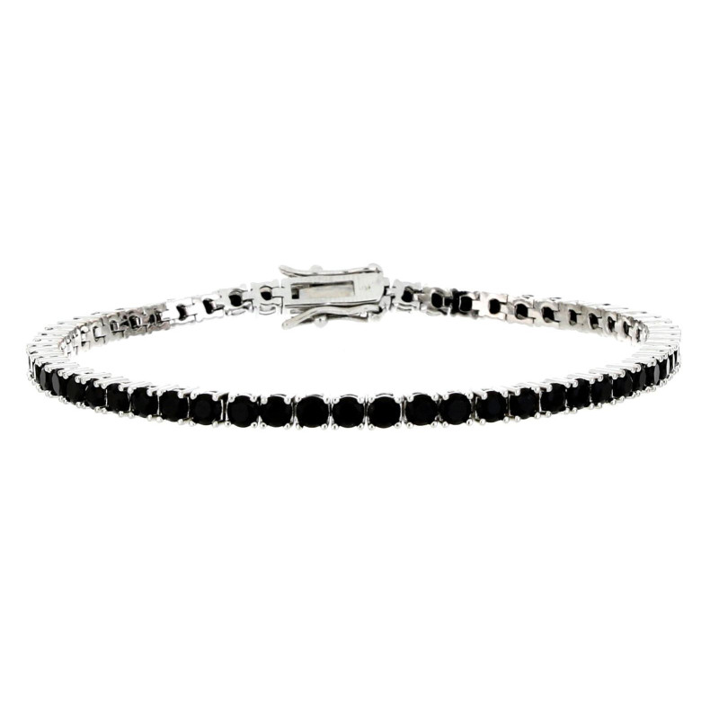 BRACCIALE TENNIS MM 3 E CM 17 IN OTTONE