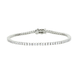 BRACCIALE TENNIS MM 2 E CM 17 IN OTTONE
