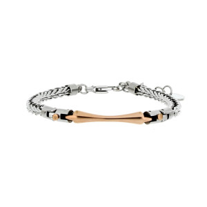 BRACCIALE CM 19+4 UOMO IN ACCIAIO