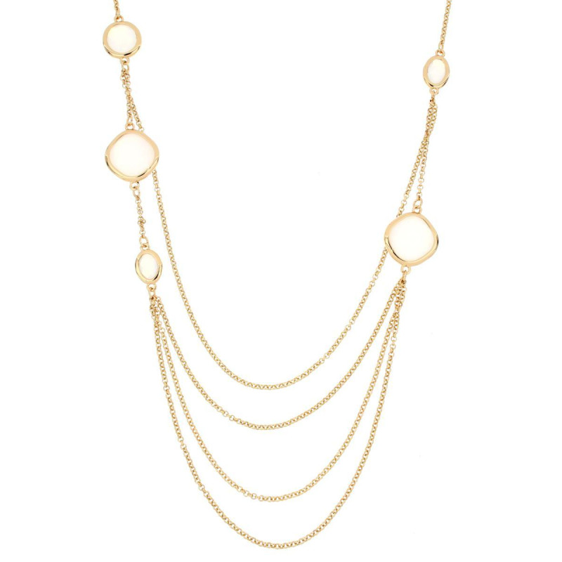 COLLANA 'VENERE' CM 93+5 IN OTTONE