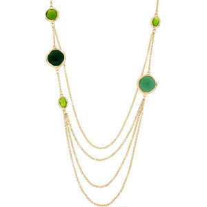 COLLANA 'VENERE' CM 93+5 IN OTTONE