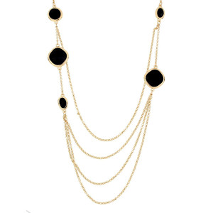 COLLANA 'VENERE' CM 93+5 IN OTTONE