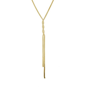 COLLANA CM 43+5 SNAKE IN ACCIAIO